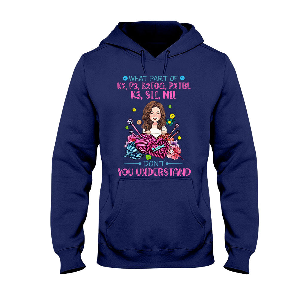 Tu ne comprends pas ? - T-shirt et sweat à capuche tricotés personnalisés