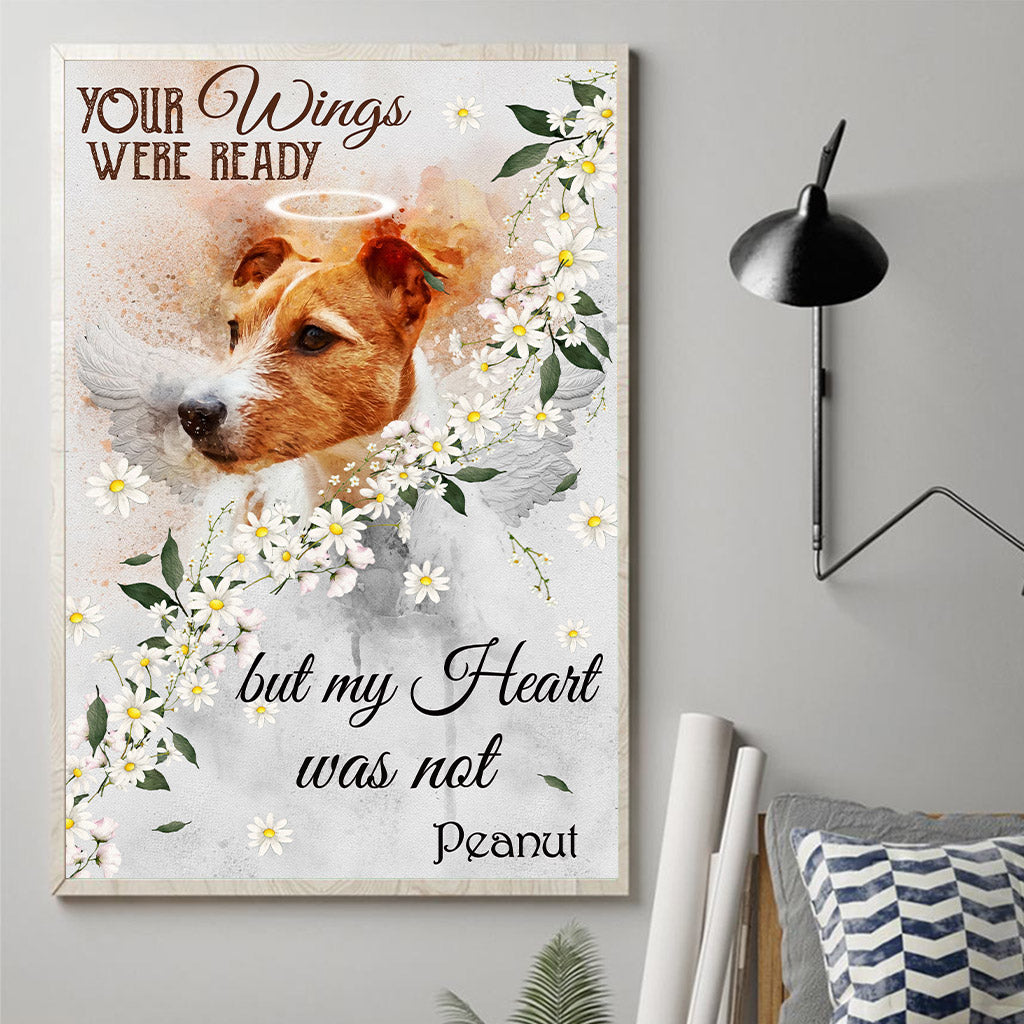 Those We Love Don't Go Away - Personalized Dog Canvas And Poster