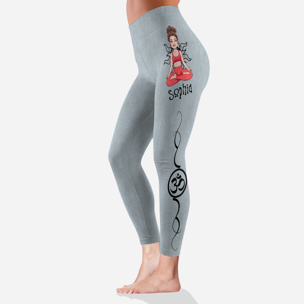 Namaste - Personalized Yoga Leggings