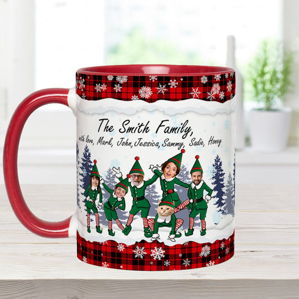 Joyeux Noël - Mug personnalisé pour la famille