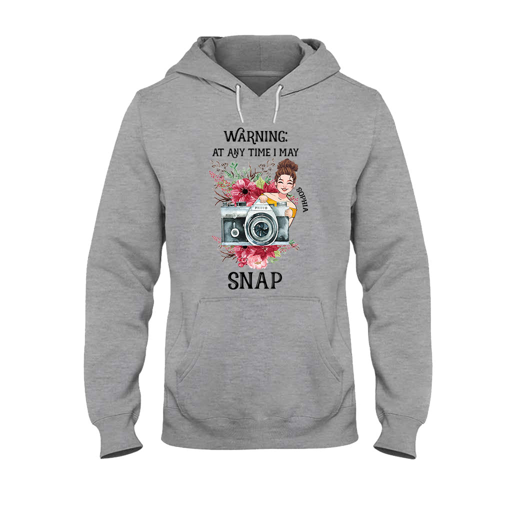 Je peux prendre des photos à tout moment - T-shirt et sweat à capuche personnalisés