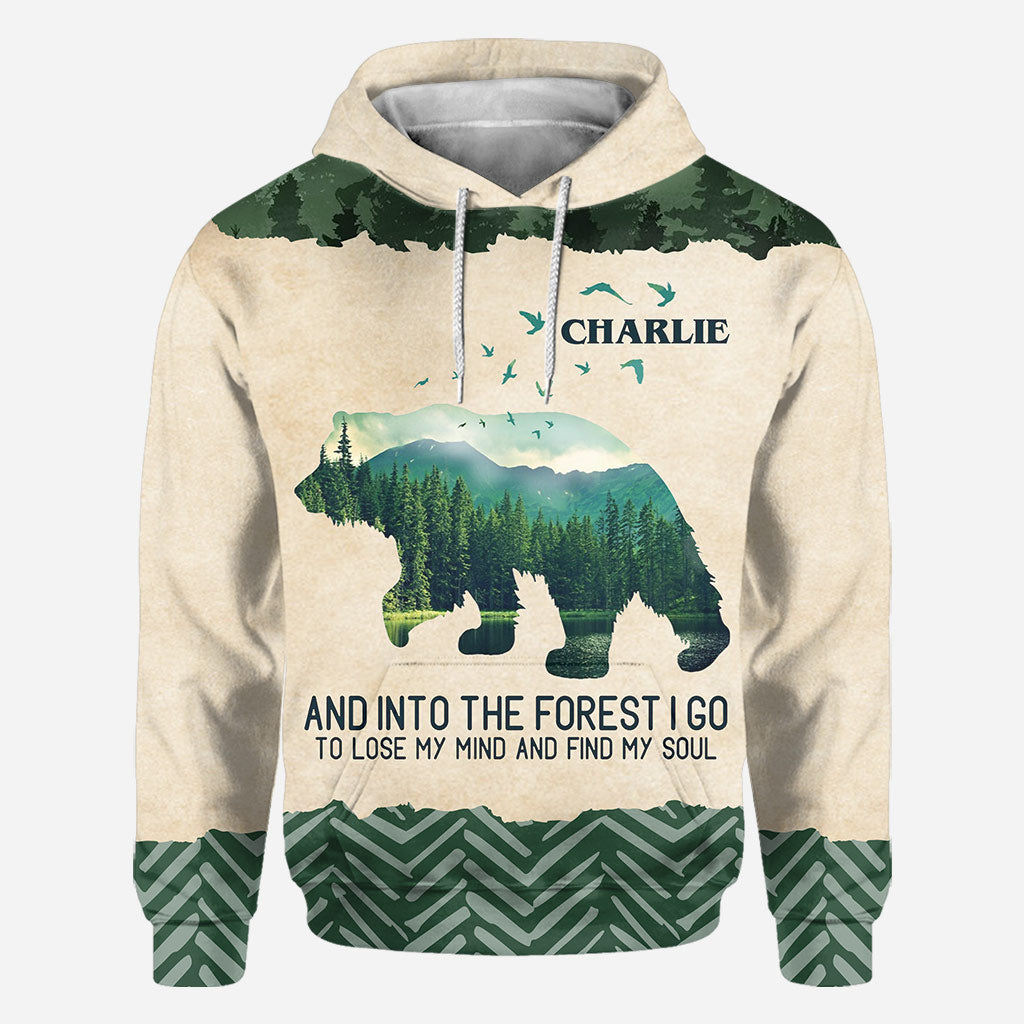 J'adore le camping - T-shirt de camping personnalisé intégral