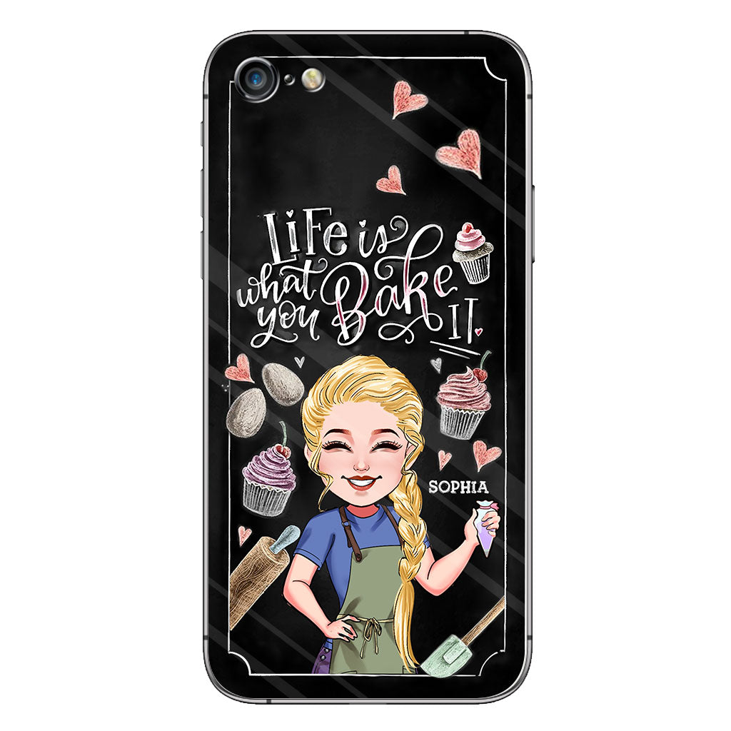 Life Is What You Bake It - Personalized Baking Phone Case