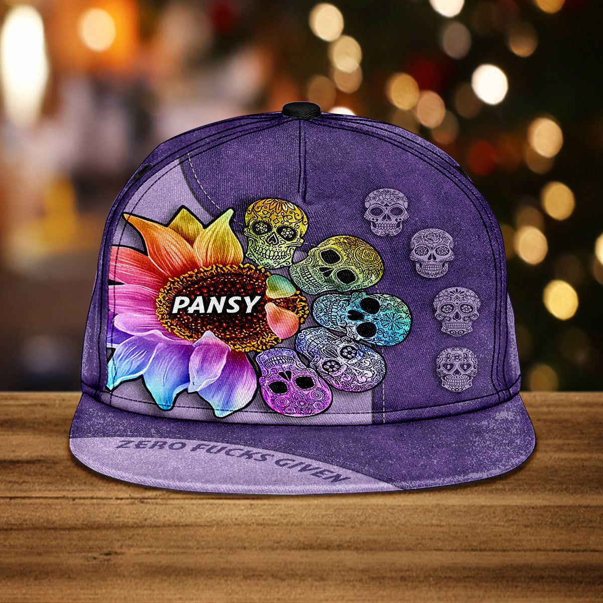 Zéro F Given - Casquette personnalisée tête de mort