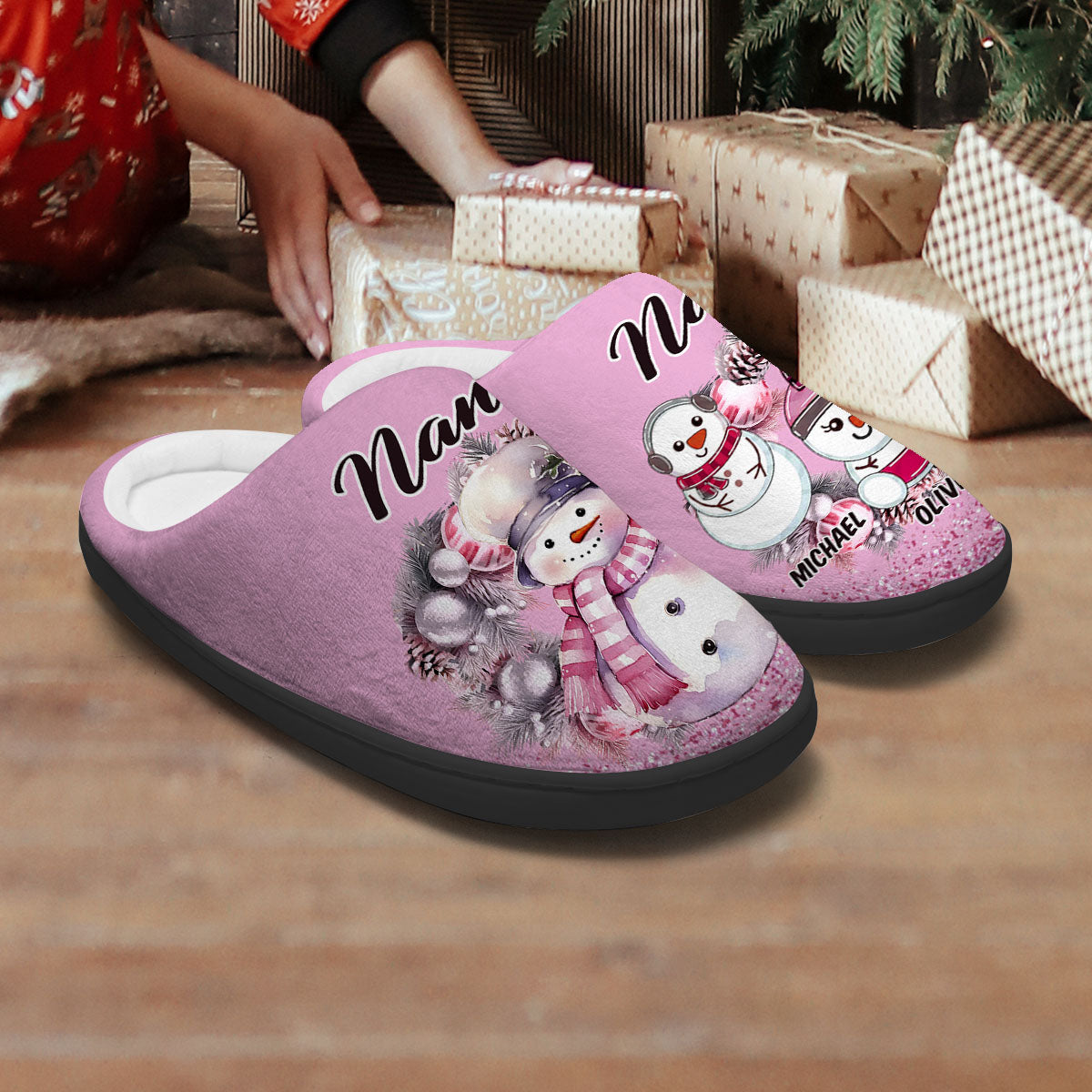 Great Nana - Personalized Grandma Slippers