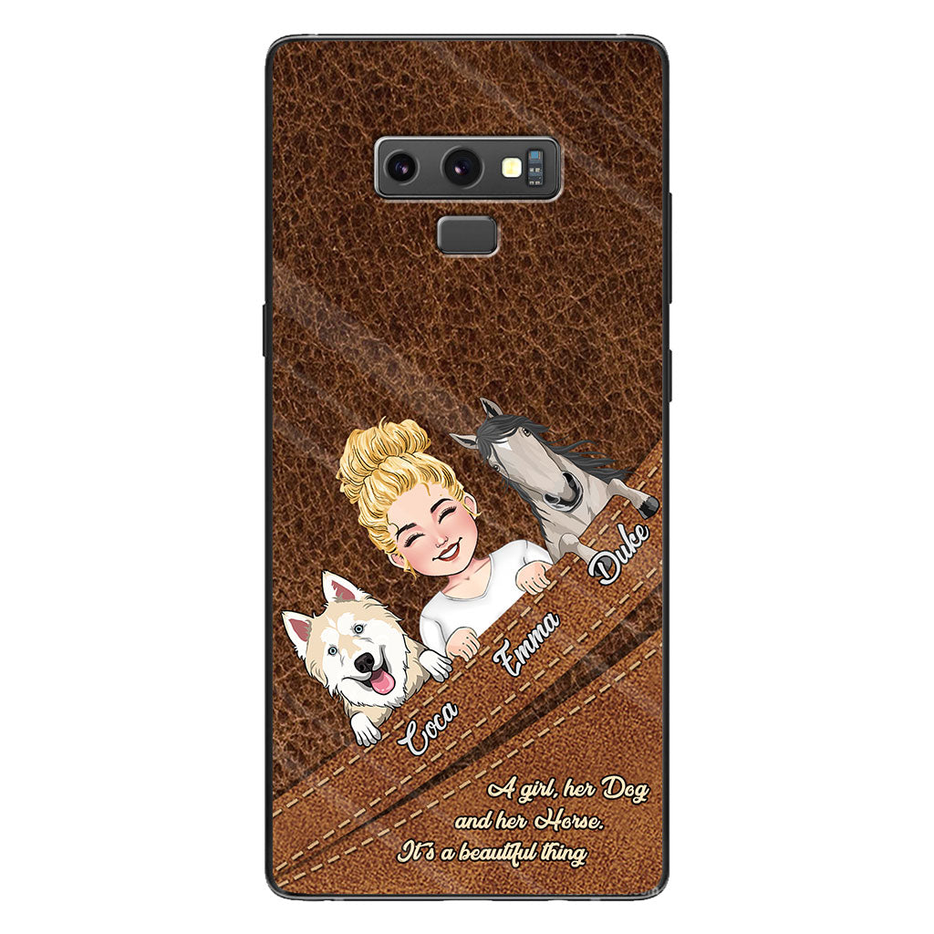Quelle belle chose ! - Coque de téléphone personnalisée avec motif cheval