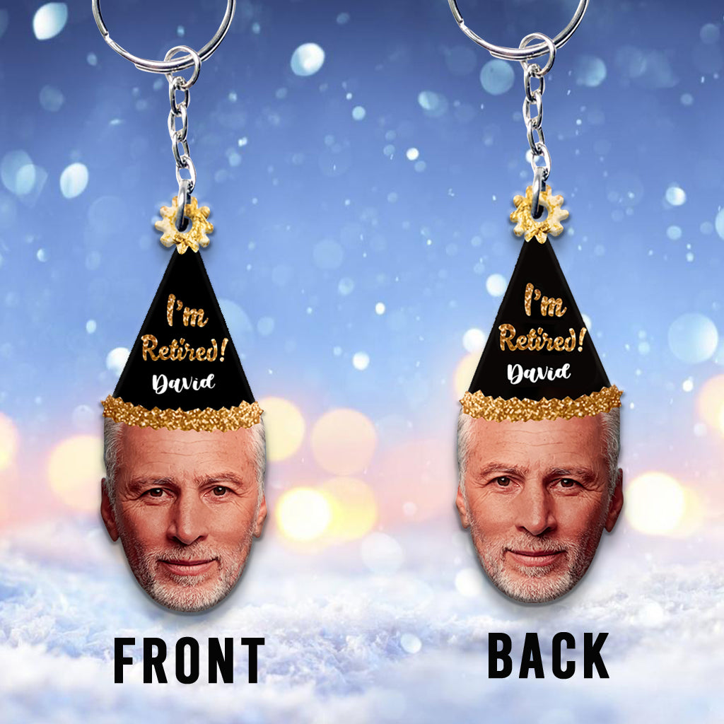 La légende a pris sa retraite ! - Porte-clés personnalisé « Retraité »