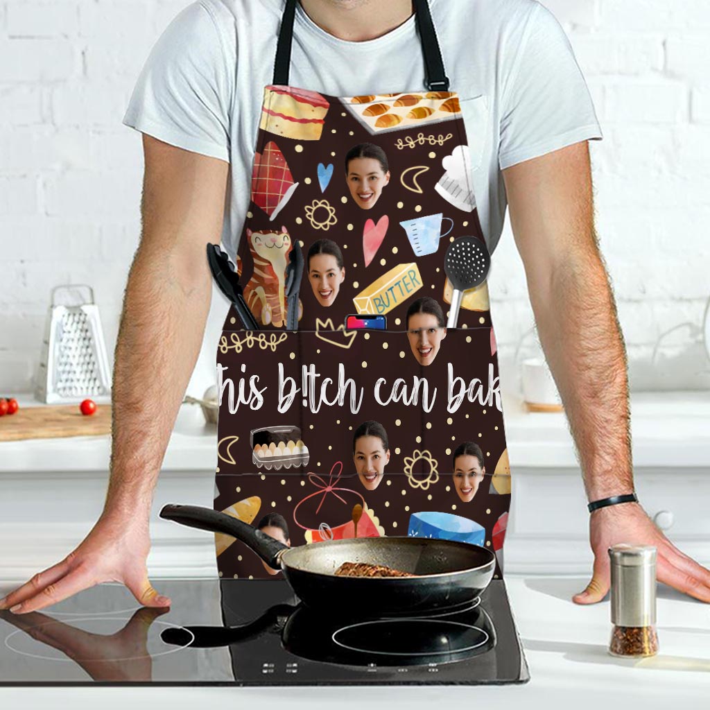 Tablier de pâtisserie personnalisé « This Girl Can Bake »