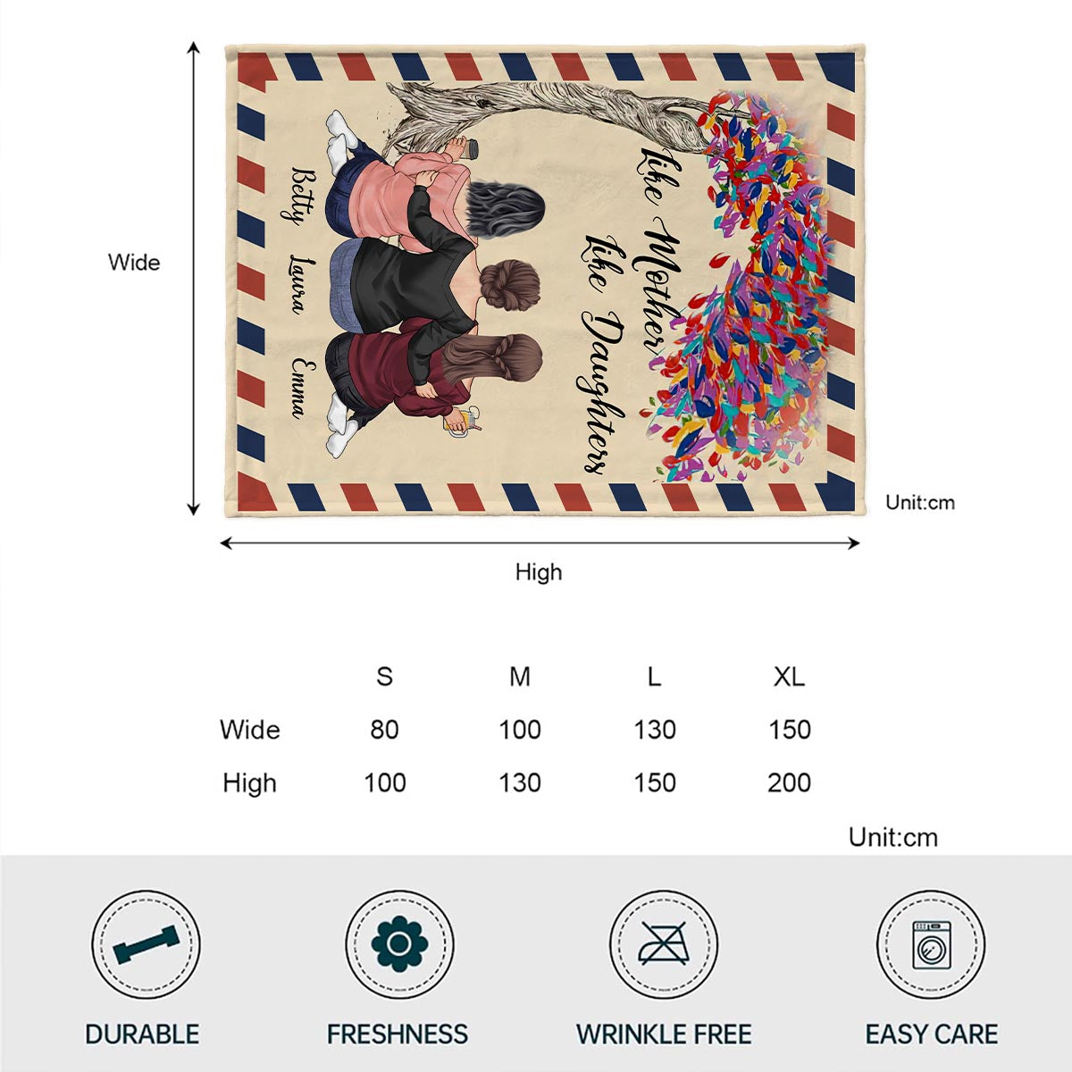 L'amour est éternel - Cadeau pour maman, fille - Couverture personnalisée