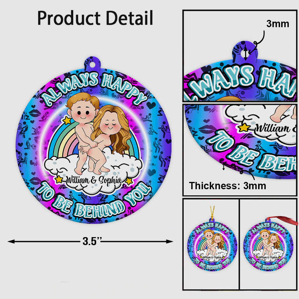 Toujours heureux d'être à tes côtés - cadeau pour petit ami, petite amie - Ornement personnalisé
