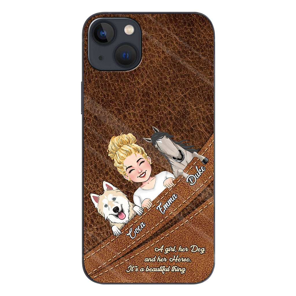 Quelle belle chose ! - Coque de téléphone personnalisée avec motif cheval