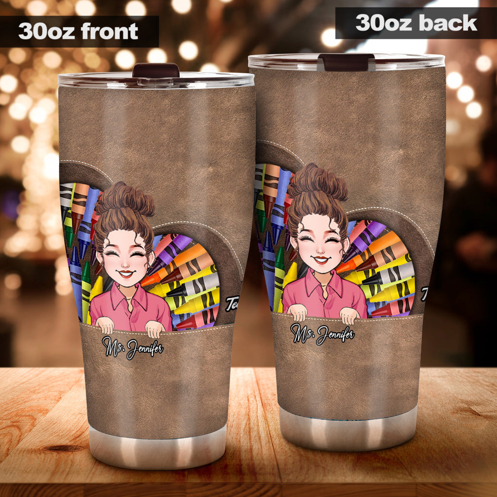 Enseigner, aimer, inspirer - Gobelet personnalisé pour enseignants