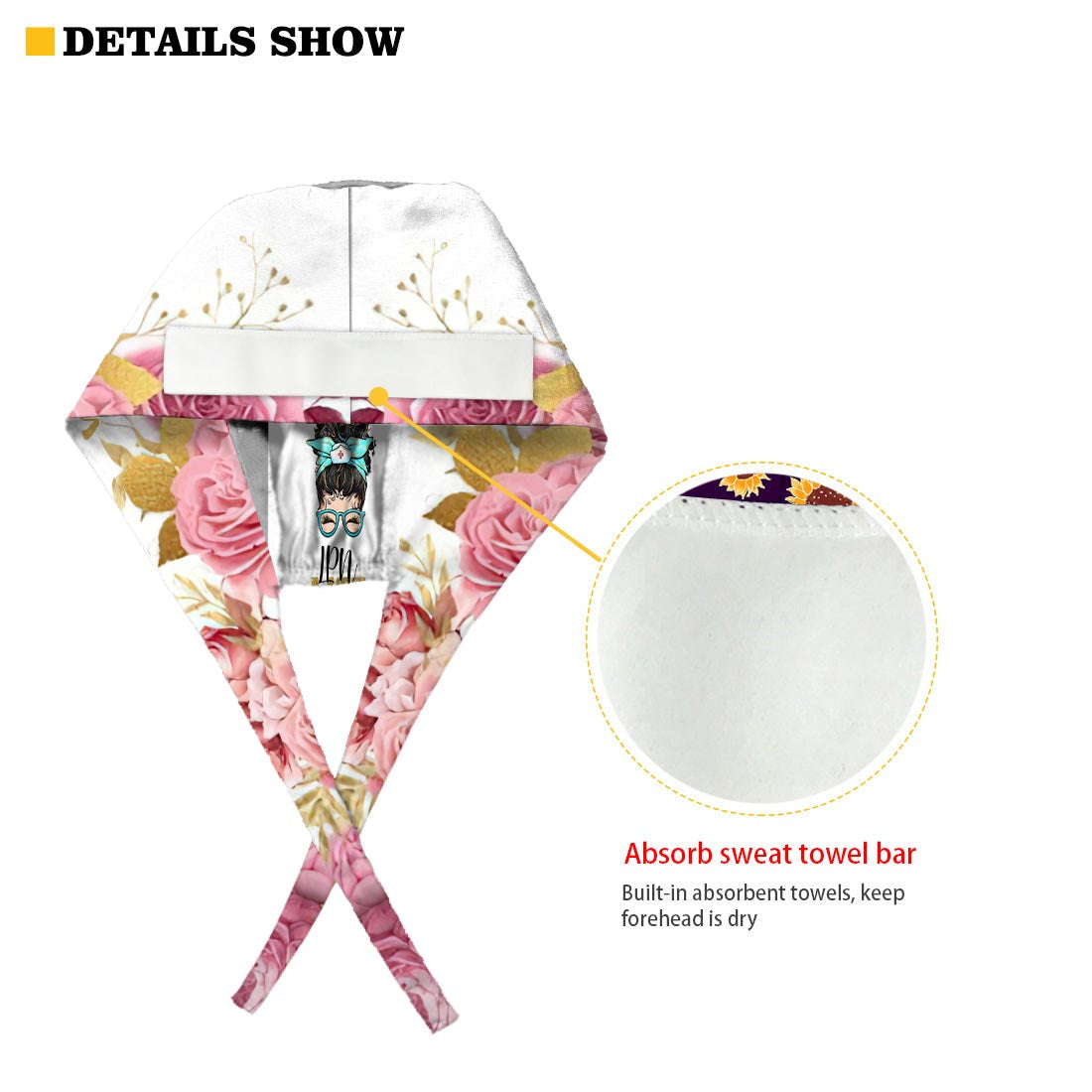 Vie d'infirmière - Bonnet de bloc opératoire personnalisé