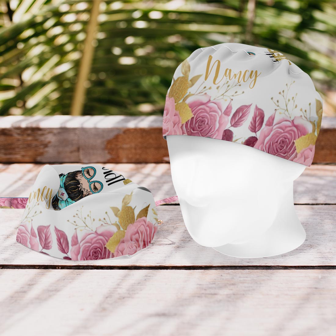 Vie d'infirmière - Bonnet de bloc opératoire personnalisé