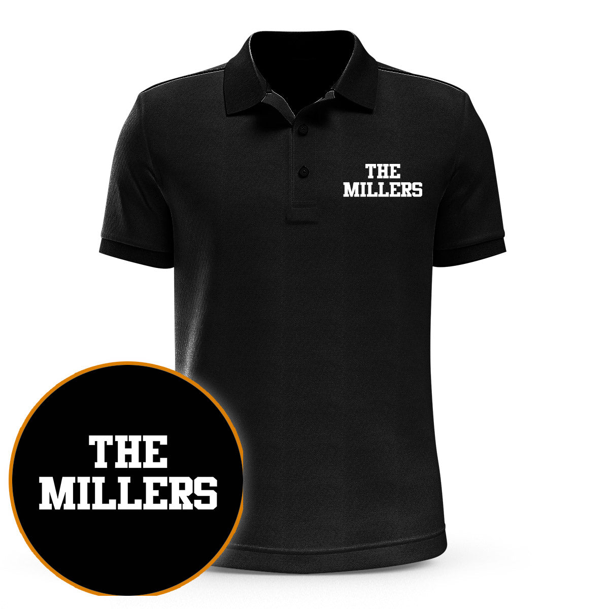 Polo brodé personnalisé avec nom - Nom de famille