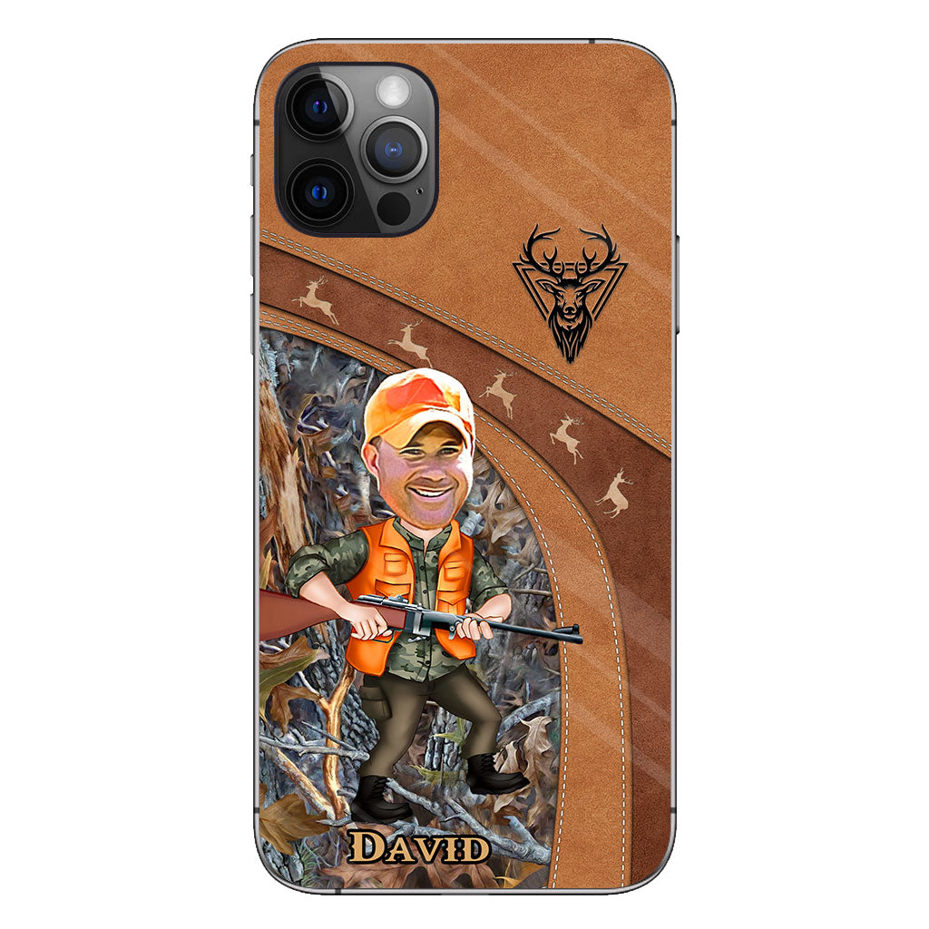 Coque de téléphone personnalisée sur le thème de la chasse avec photo humoristique intégrée - Coque de téléphone humoristique sur le thème de la chasse