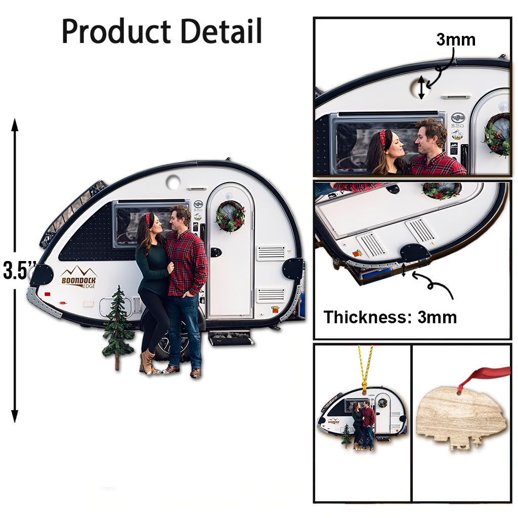 J'adore le camping - Ornement de camping personnalisé