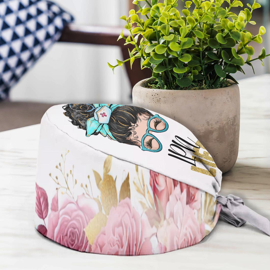 Vie d'infirmière - Bonnet de bloc opératoire personnalisé