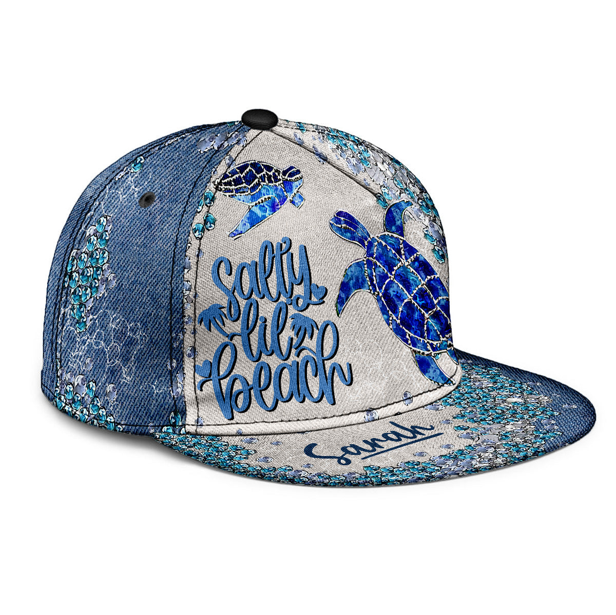 Casquette Turtle Bling - Casquette personnalisée Tortue