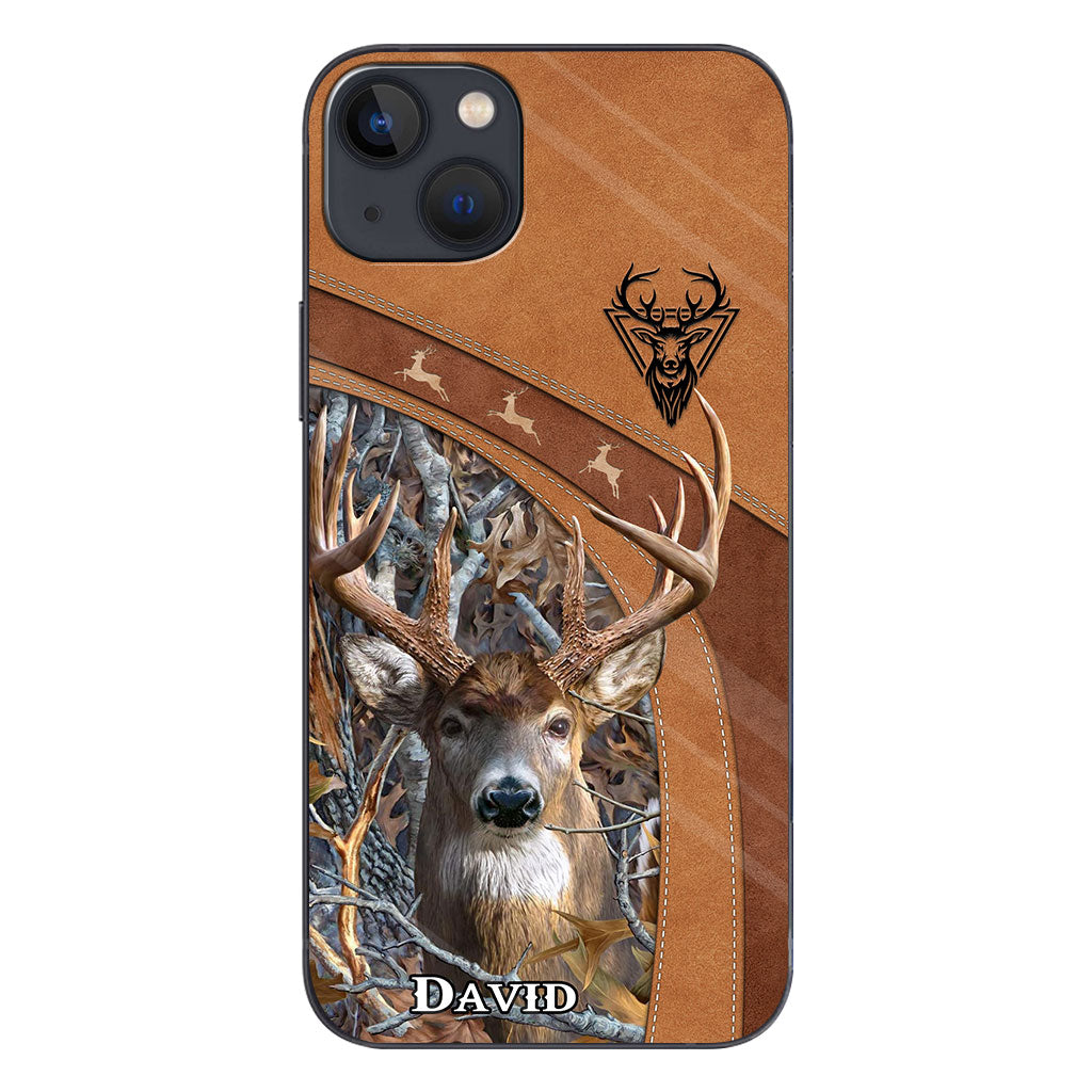 La vie est plus belle dans les bois - Coque de téléphone personnalisée pour la chasse