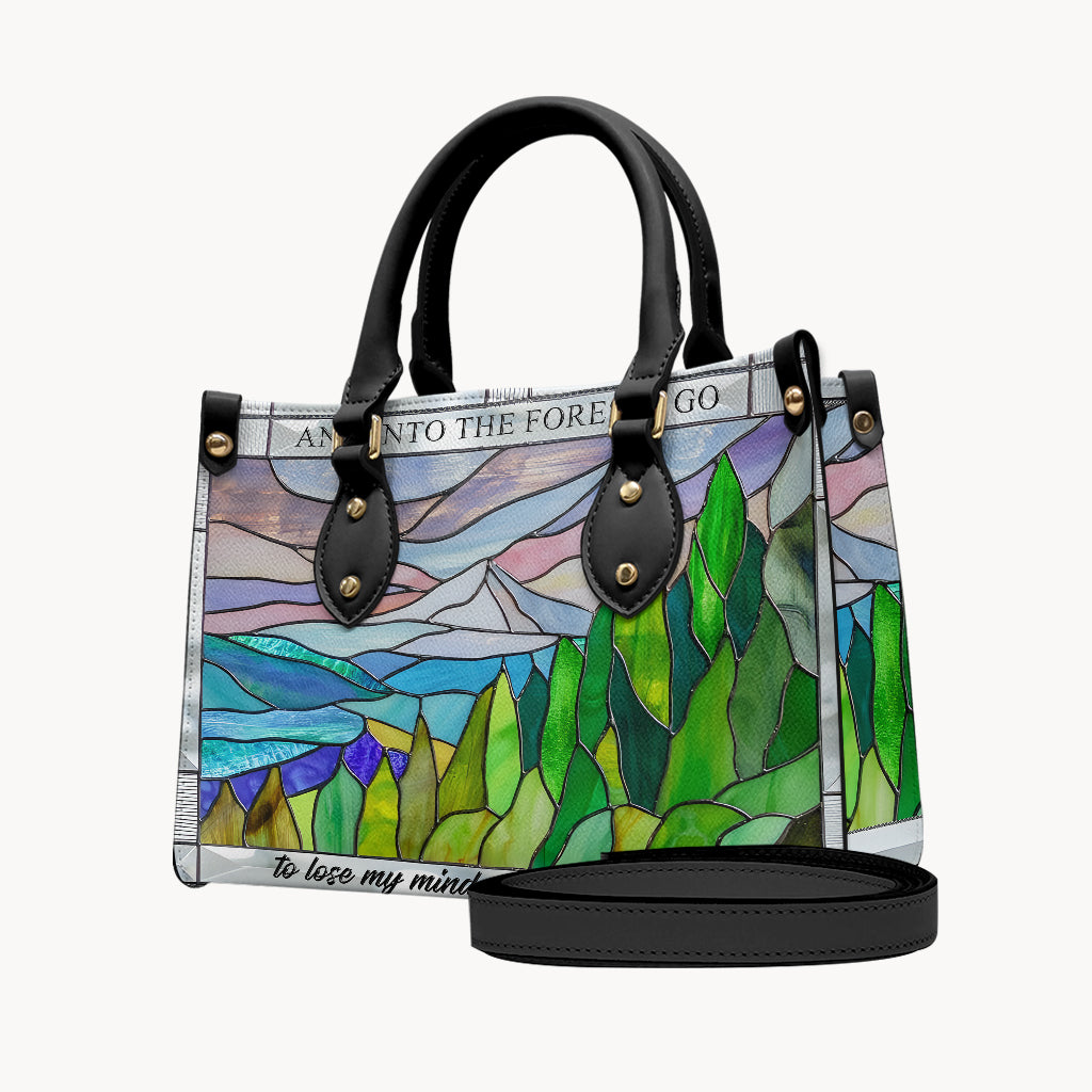 And Into The Forest I Go - Hiking Leather Handbag