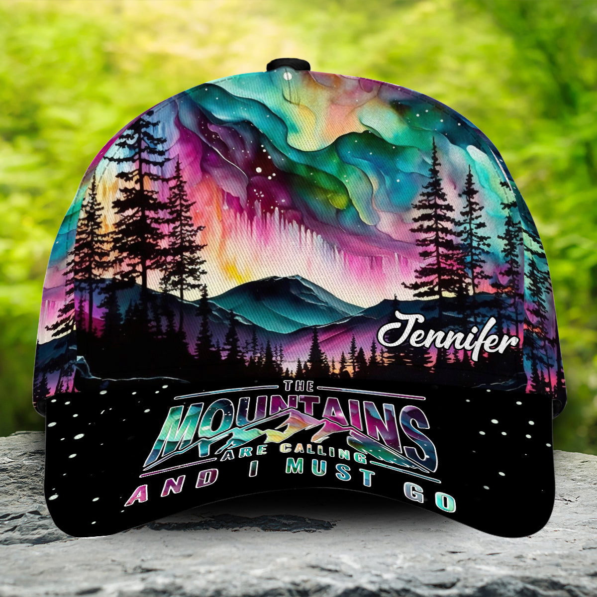 La montagne m'appelle - Casquette de randonnée classique personnalisée