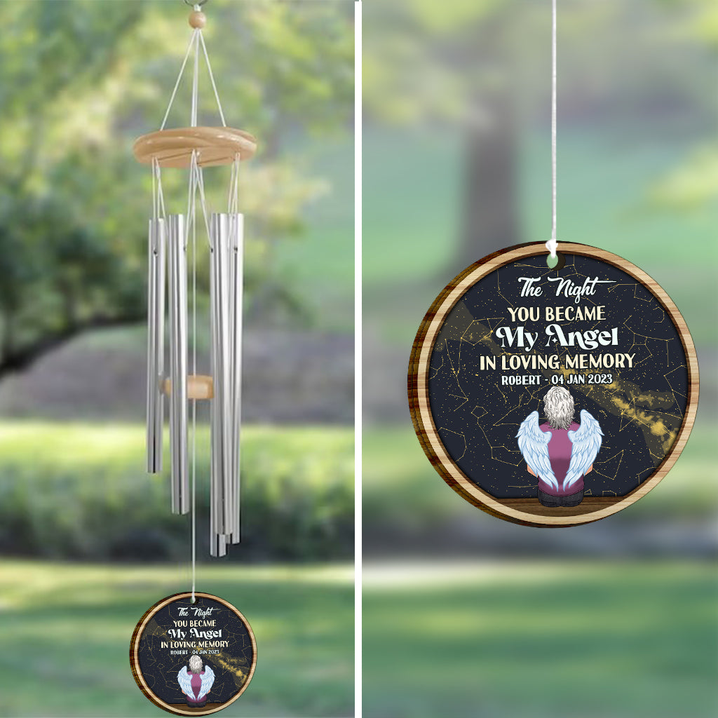 Quand je regarde les étoiles - Carillon commémoratif personnalisé