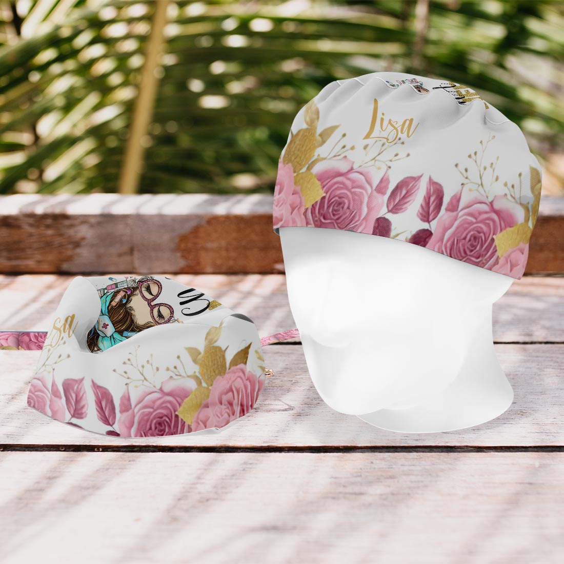 Vie d'infirmière - Bonnet de bloc opératoire personnalisé