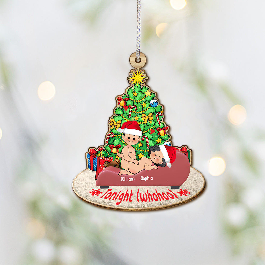 Tonight - Personalized Couple Ornament