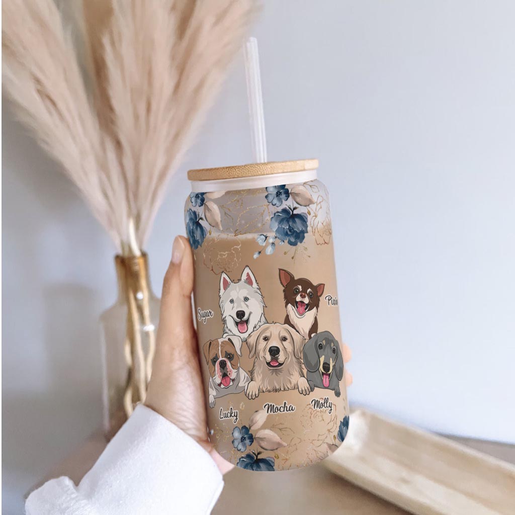 Tout a meilleur goût - Cadeau pour amoureux des chiens - Verre à canette personnalisé
