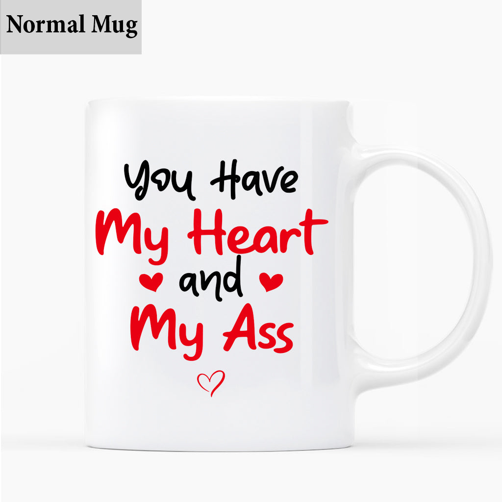 Tu as mon cœur - Mug personnalisé pour couple