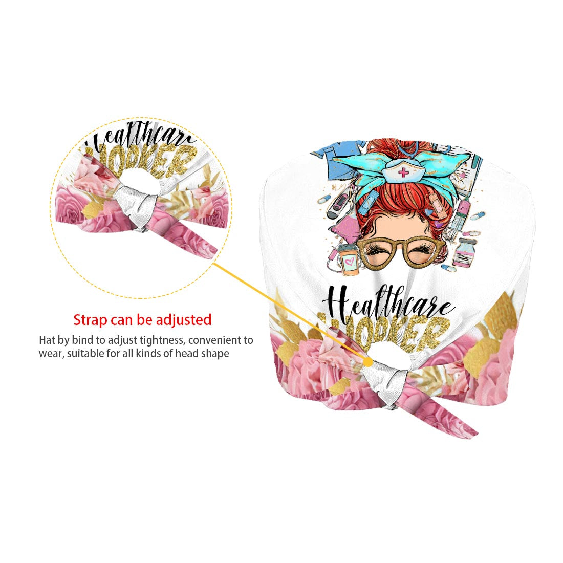 Vie d'infirmière - Bonnet de bloc opératoire personnalisé