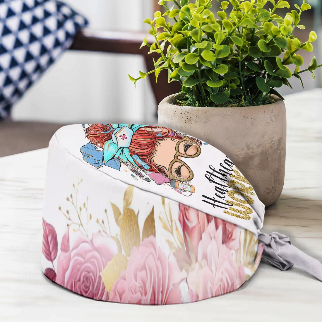 Vie d'infirmière - Bonnet de bloc opératoire personnalisé