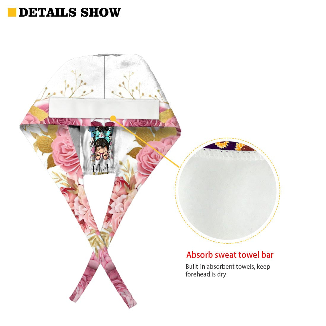 Vie d'infirmière - Bonnet de bloc opératoire personnalisé