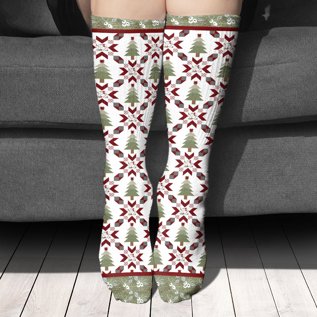 Maman de chien - Cadeau pour les amoureux des chiens - Chaussettes personnalisées