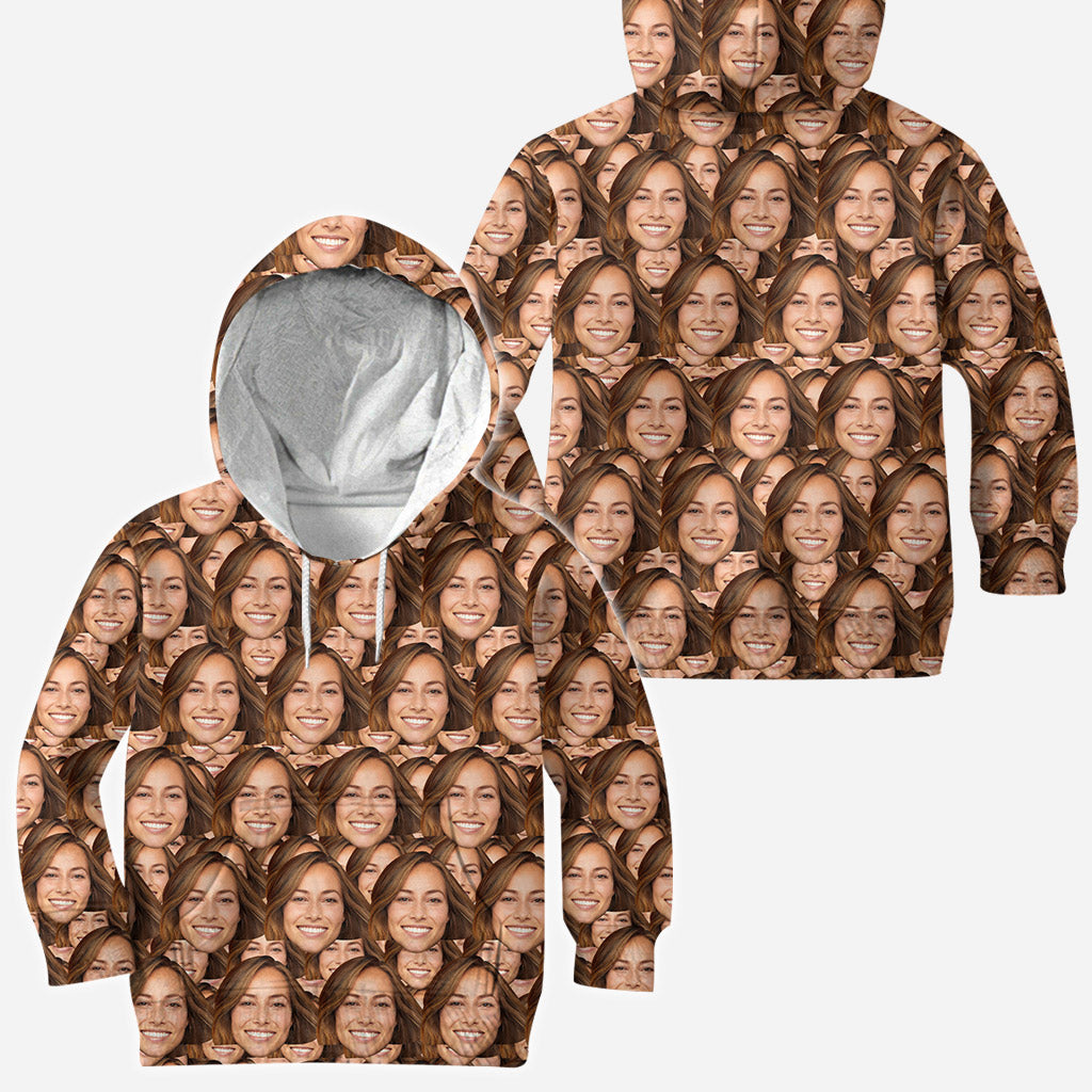 Motif facial personnalisé - Chemise personnalisée intégrale