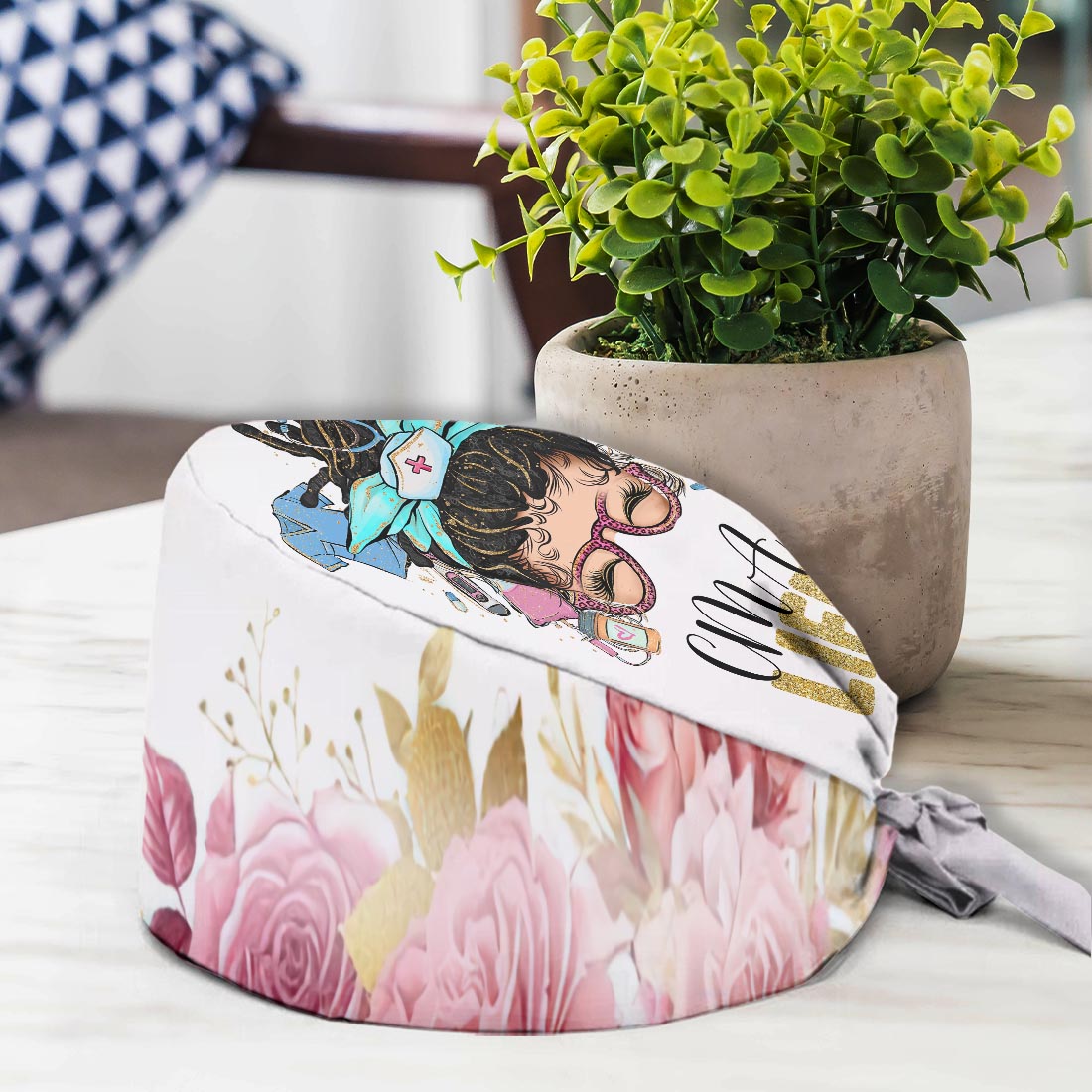 Vie d'infirmière - Bonnet de bloc opératoire personnalisé