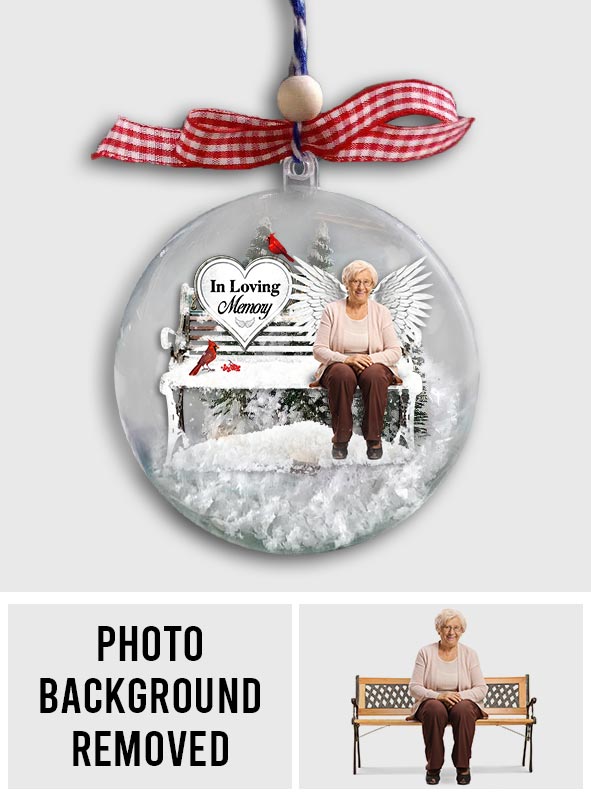 Banc commémoratif en souvenir - Boule à neige commémorative personnalisée