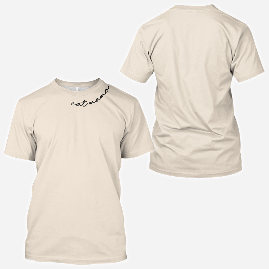 Maman Chat - T-shirt personnalisé avec motif chat