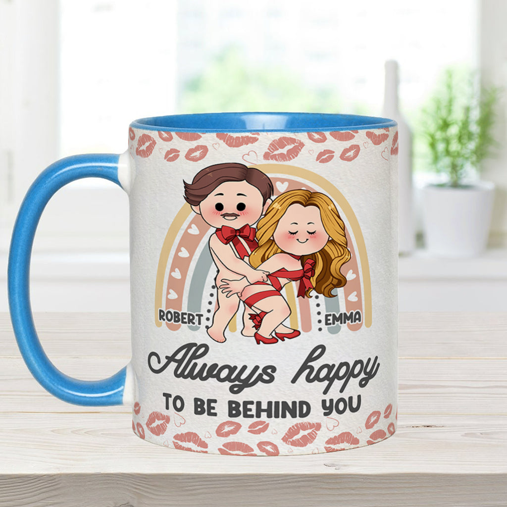 Toujours heureux d'être à vos côtés - Mug personnalisé pour couple