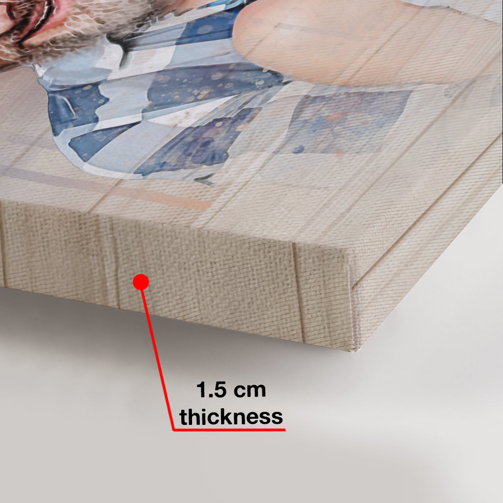 Je veux te tenir la main à 80 ans - Toile et affiche personnalisées pour couples