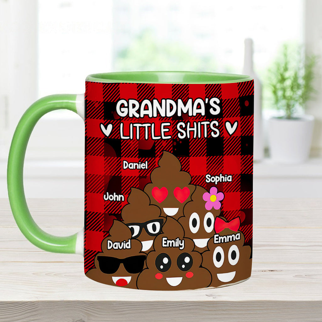 Les petits chéris de grand-mère/grand-père/papa/maman - Mug personnalisé