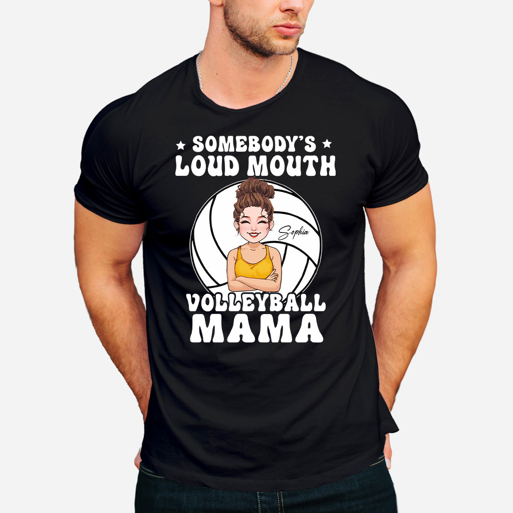 Maman Volleyballeuse à la Grande Gueule - T-shirt et sweat à capuche de volley-ball personnalisés