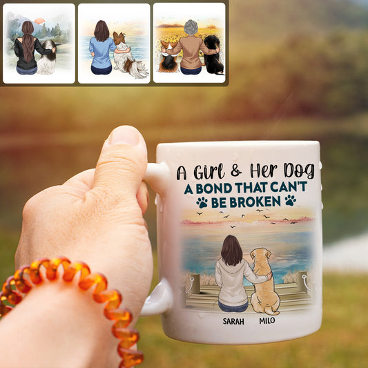 Un lien indéfectible - Mug personnalisé pour chien