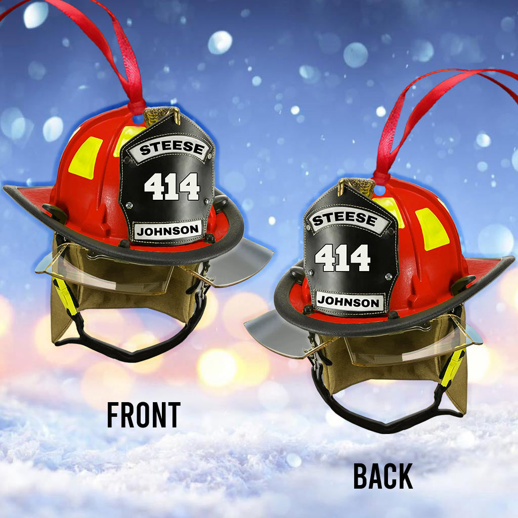 Vie de pompier - Ornement de pompier personnalisé