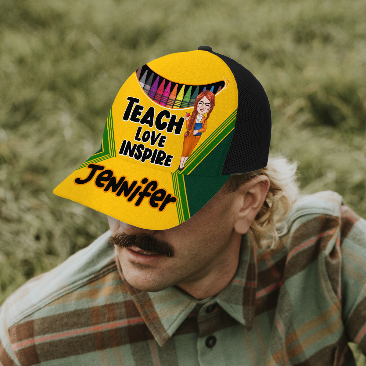 Positive Affirmations Butterfly - Personalized Butterfly Trucker Hat