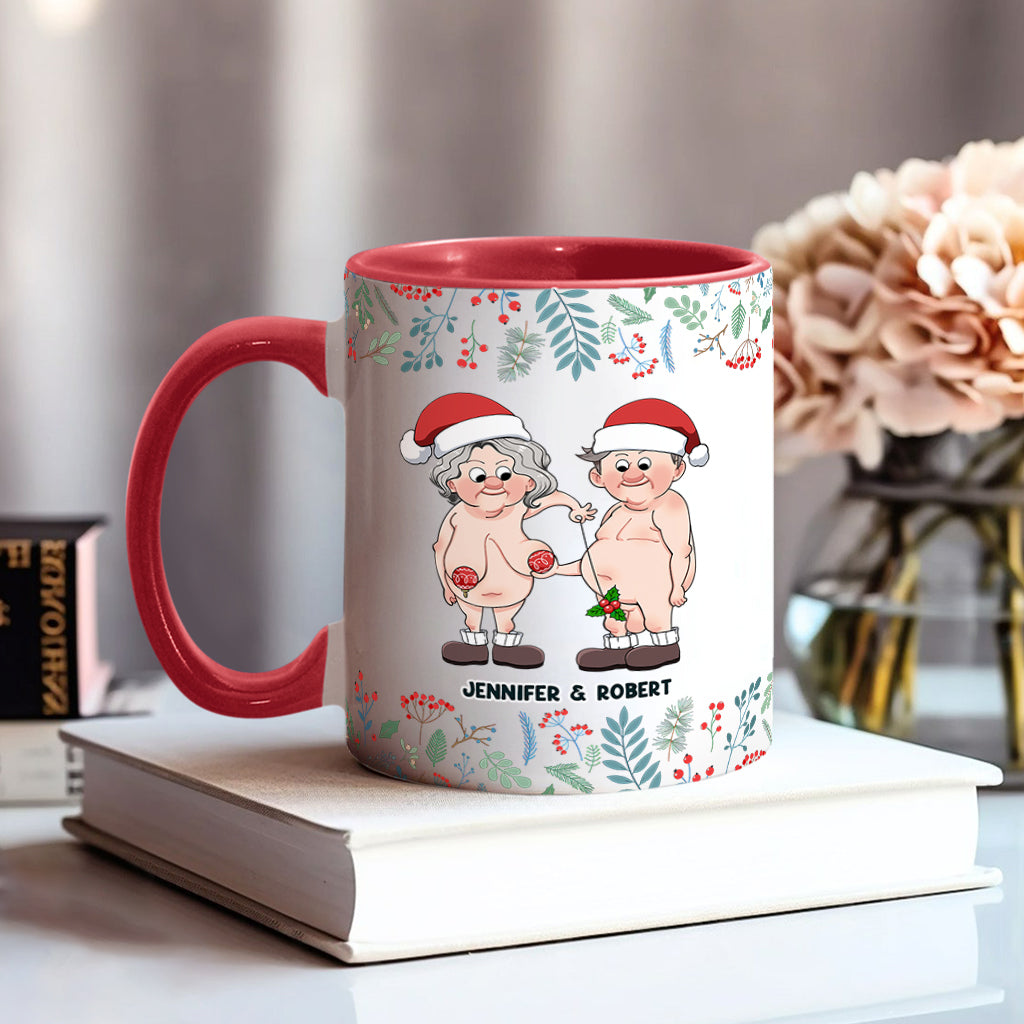 Je veux vieillir avec toi - Mug personnalisé pour couple
