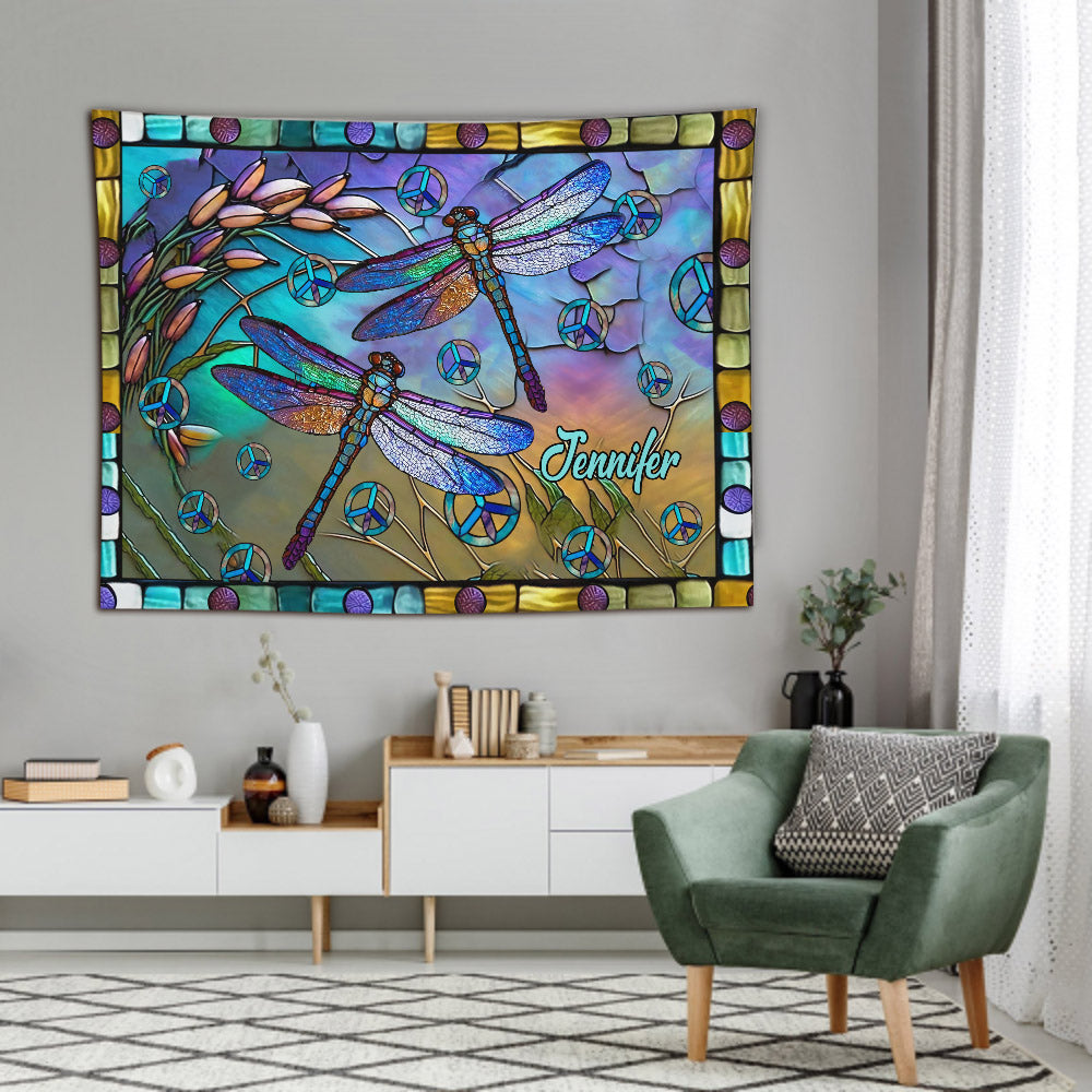 Âme Hippie - Tapisserie murale hippie personnalisée