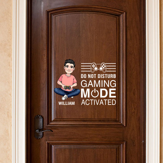Do Not Disturb - Personalized Video Game Decal Full