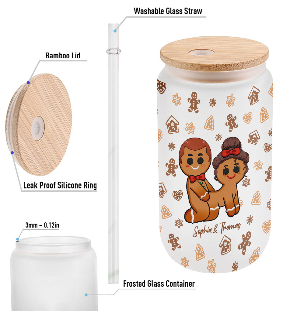 Tout ce qu'il me faut pour Noël - Verre à canette personnalisé pour couple